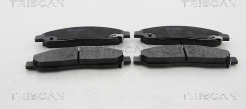 Triscan 8110 60002 - Brake Pad Set, disc brake autospares.lv