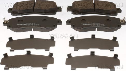 Triscan 8110 68192 - Brake Pad Set, disc brake autospares.lv