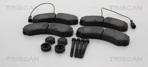 Triscan 8110 14052 - Brake Pad Set, disc brake autospares.lv