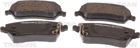 Triscan 8110 14065 - Brake Pad Set, disc brake autospares.lv