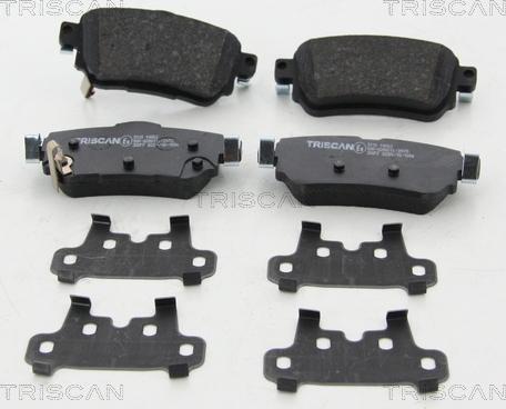 Triscan 8110 14062 - Brake Pad Set, disc brake autospares.lv