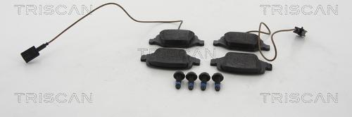 Triscan 8110 15066 - Brake Pad Set, disc brake autospares.lv