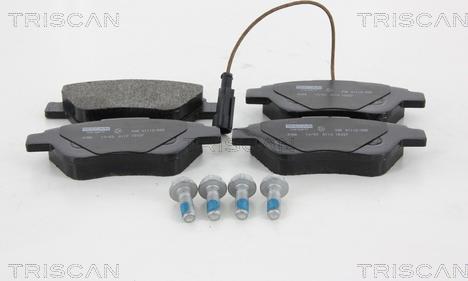 Triscan 8110 15037 - Brake Pad Set, disc brake autospares.lv