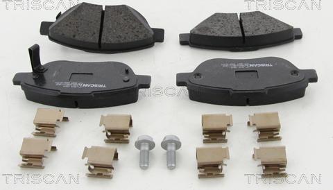 Triscan 8110 15071 - Brake Pad Set, disc brake autospares.lv