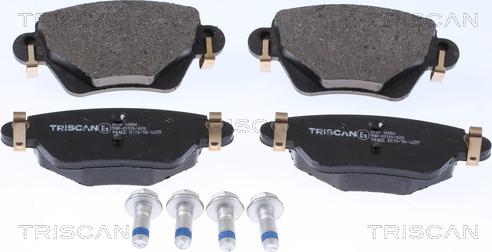 Triscan 8110 16006 - Brake Pad Set, disc brake autospares.lv