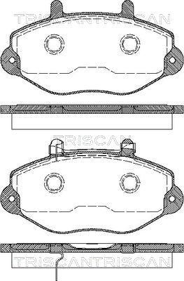 Quinton Hazell BLF599 - Brake Pad Set, disc brake autospares.lv