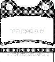 Triscan 8110 16165 - Brake Pad Set, disc brake autospares.lv