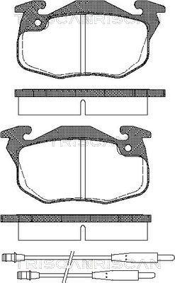 Triscan 8110 10979 - Brake Pad Set, disc brake autospares.lv