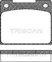 Triscan 8110 10424 - Brake Pad Set, disc brake autospares.lv