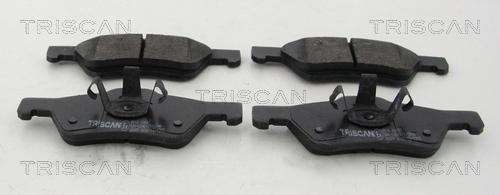 Triscan 8110 10597 - Brake Pad Set, disc brake autospares.lv