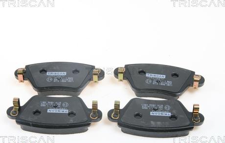 Triscan 8110 10546 - Brake Pad Set, disc brake autospares.lv