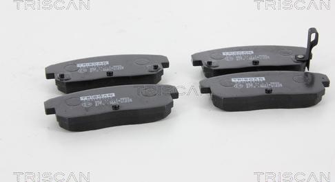 Triscan 8110 10551 - Brake Pad Set, disc brake autospares.lv