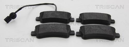 Triscan 8110 10584 - Brake Pad Set, disc brake autospares.lv