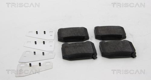 Triscan 8110 10586 - Brake Pad Set, disc brake autospares.lv