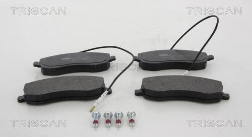 Triscan 8110 10581 - Brake Pad Set, disc brake autospares.lv