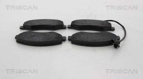 Triscan 8110 10583 - Brake Pad Set, disc brake autospares.lv