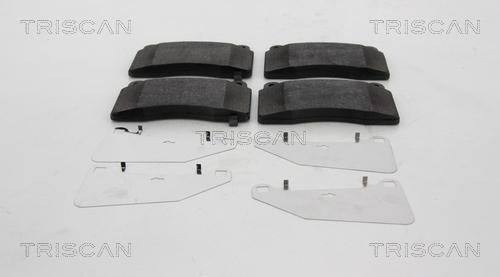 Triscan 8110 10582 - Brake Pad Set, disc brake autospares.lv