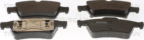 Triscan 8110 10538 - Brake Pad Set, disc brake autospares.lv