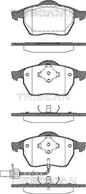 Triscan 8110 10524 - Brake Pad Set, disc brake autospares.lv