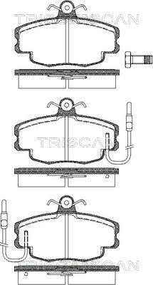 Triscan 8110 10041 - Brake Pad Set, disc brake autospares.lv