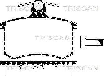 Triscan 8110 10116 - Brake Pad Set, disc brake autospares.lv