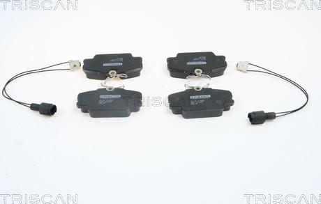 Triscan 8110 11948 - Brake Pad Set, disc brake autospares.lv