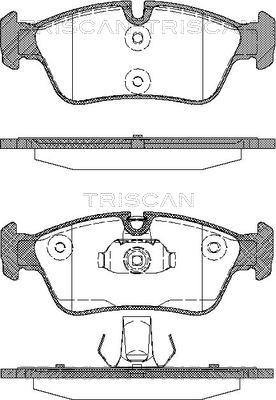 Triscan 8110 11008 - Brake Pad Set, disc brake autospares.lv