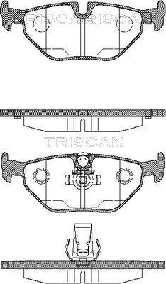 Triscan 8110 11003 - Brake Pad Set, disc brake autospares.lv