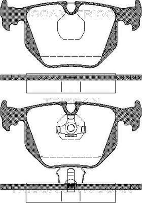 Triscan 8110 11013 - Brake Pad Set, disc brake autospares.lv