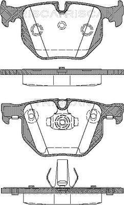 Triscan 8110 11017 - Brake Pad Set, disc brake autospares.lv