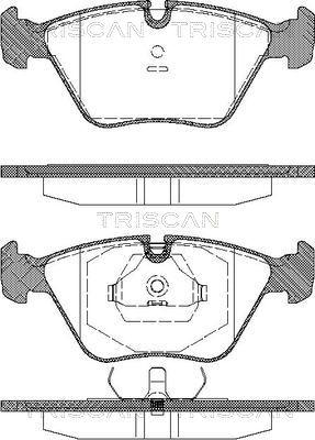 Triscan 8110 11898 - Brake Pad Set, disc brake autospares.lv