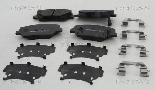 Triscan 8110 18030 - Brake Pad Set, disc brake autospares.lv