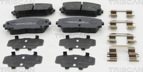 Triscan 8110 18029 - Brake Pad Set, disc brake autospares.lv
