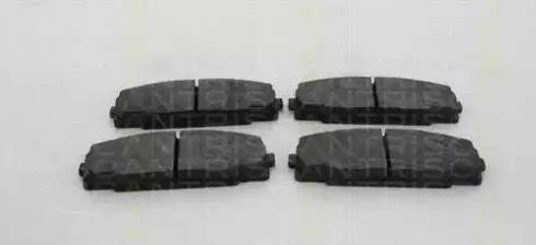 Triscan 8110 13096 - Brake Pad Set, disc brake autospares.lv