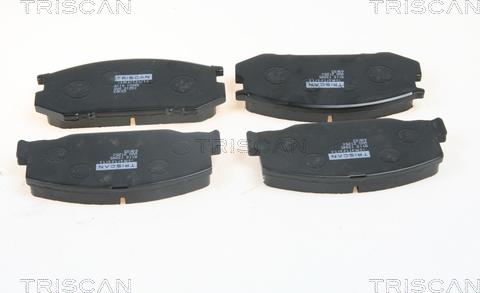 Triscan 8110 13045 - Brake Pad Set, disc brake autospares.lv