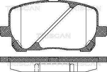 HELLA PAGID 8DB355034081 - Brake Pad Set, disc brake autospares.lv