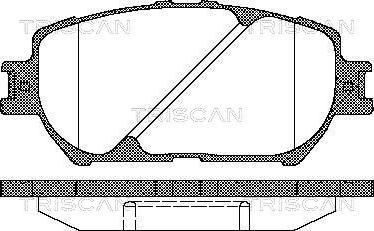 VEMA K642100 - Brake Pad Set, disc brake autospares.lv