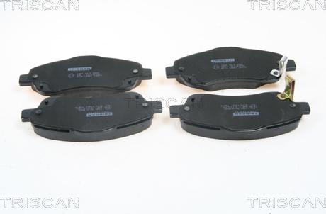 Triscan 8110 13061 - Brake Pad Set, disc brake autospares.lv