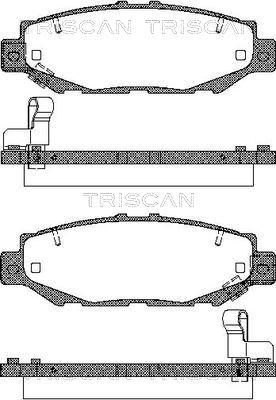 Aisin ASN-2061 - Brake Pad Set, disc brake autospares.lv