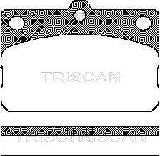 MDR MFP-2210 - Brake Pad Set, disc brake autospares.lv