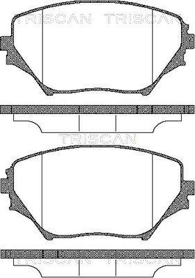 Triscan 8110 13024 - Brake Pad Set, disc brake autospares.lv