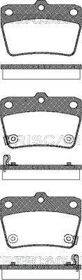 Triscan 8110 13025 - Brake Pad Set, disc brake autospares.lv