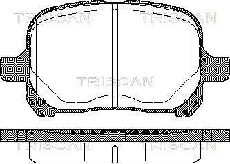 Akebono AN-8069WK - Brake Pad Set, disc brake autospares.lv