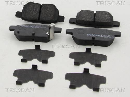 Triscan 8110 13117 - Brake Pad Set, disc brake autospares.lv