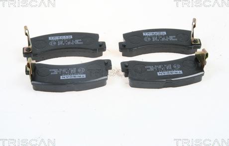 Triscan 8110 13172 - Brake Pad Set, disc brake autospares.lv