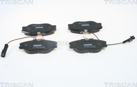 Triscan 8110 12001 - Brake Pad Set, disc brake autospares.lv