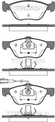 Triscan 8110 12010 - Brake Pad Set, disc brake autospares.lv