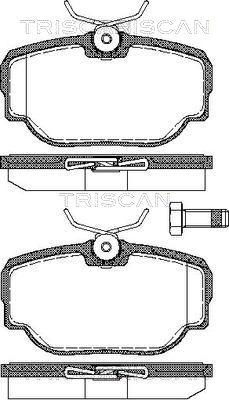 INTERBRAKE DP9981 - Brake Pad Set, disc brake autospares.lv