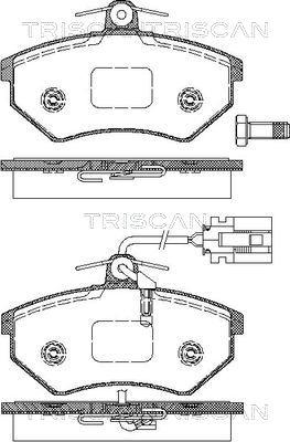 Magneti Marelli 323700022600 - Brake Pad Set, disc brake autospares.lv