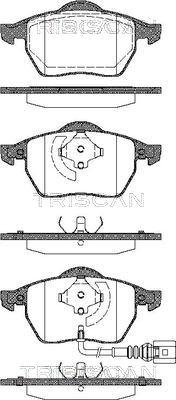 Triscan 8110 29040 - Brake Pad Set, disc brake autospares.lv